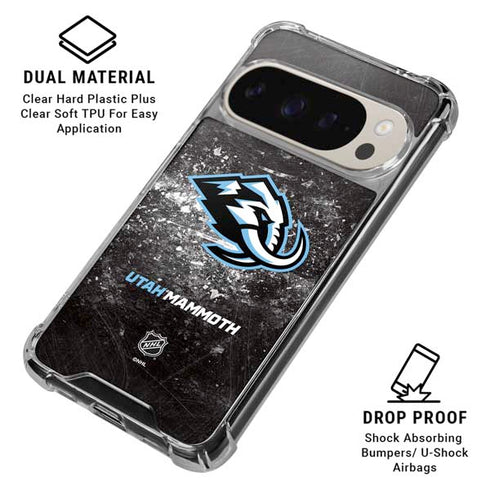 NHL Utah Mammoth Ice Frost Google Pixel 9 Pro XL Clear Case